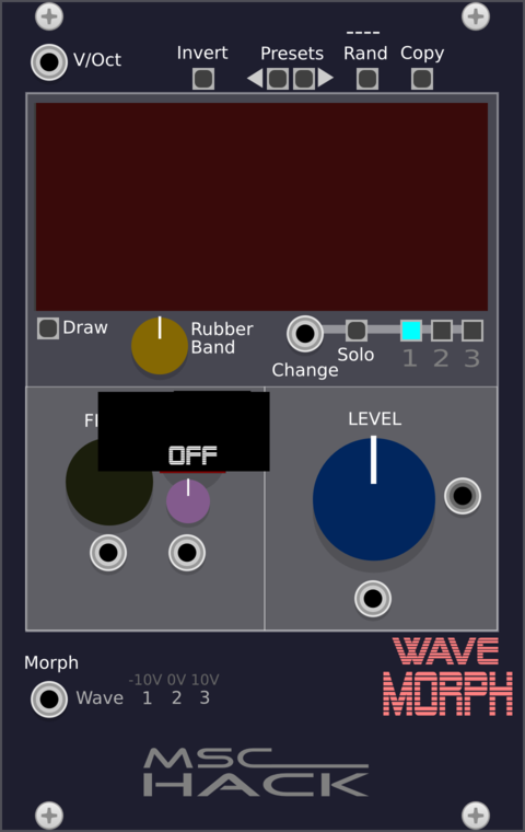 mscHack Wave morph Oscillator