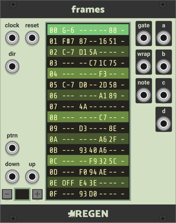 Regen Modular Frames