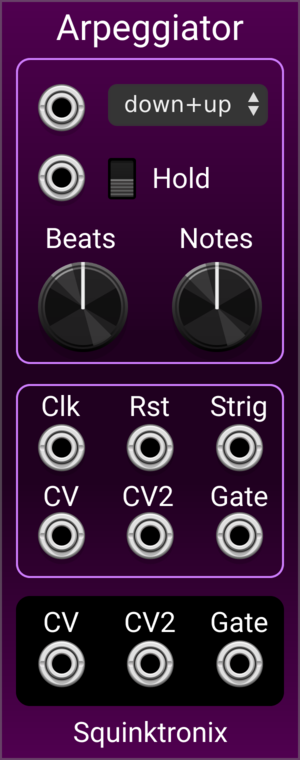 Squinktronix Arpeggiator