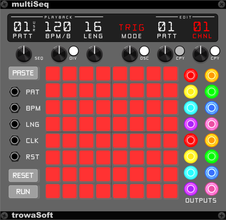 trowaSoft multiSeq